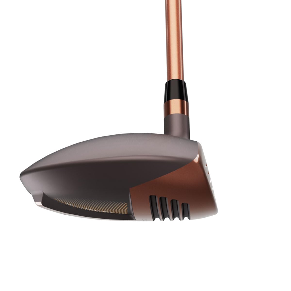 Orlimar TriMetal #5 sole cast design emphasizes strength and stable turf interaction.
