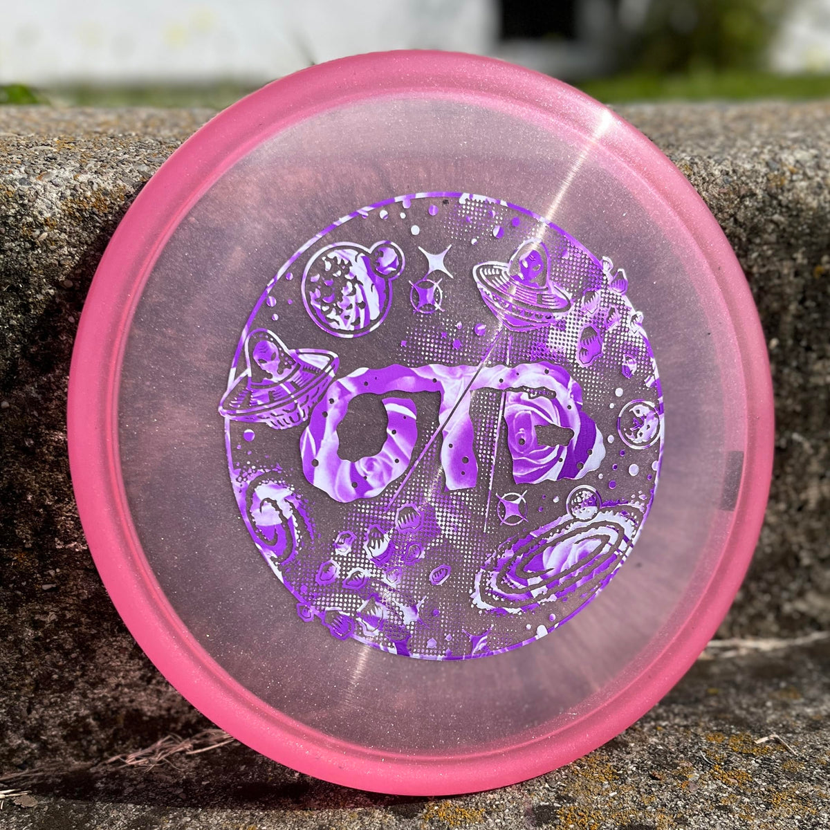 OTB Colorshift Zone disc showcases varied colors and stamp design