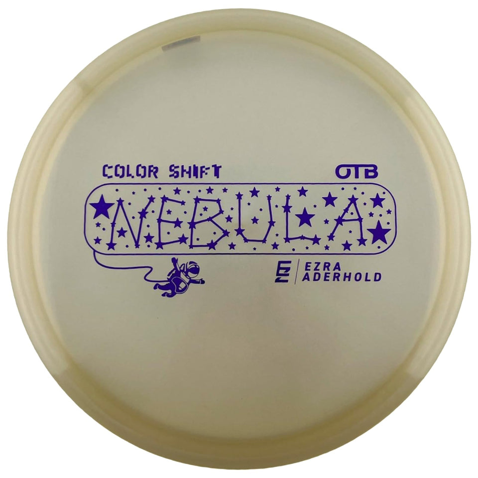 OTB Ezra Aderhold Nebula color-shift plastic, front view, ideal approach midrange use