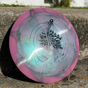OTB Paige Pierce Nuke swirl disc with fast, overstable fade.