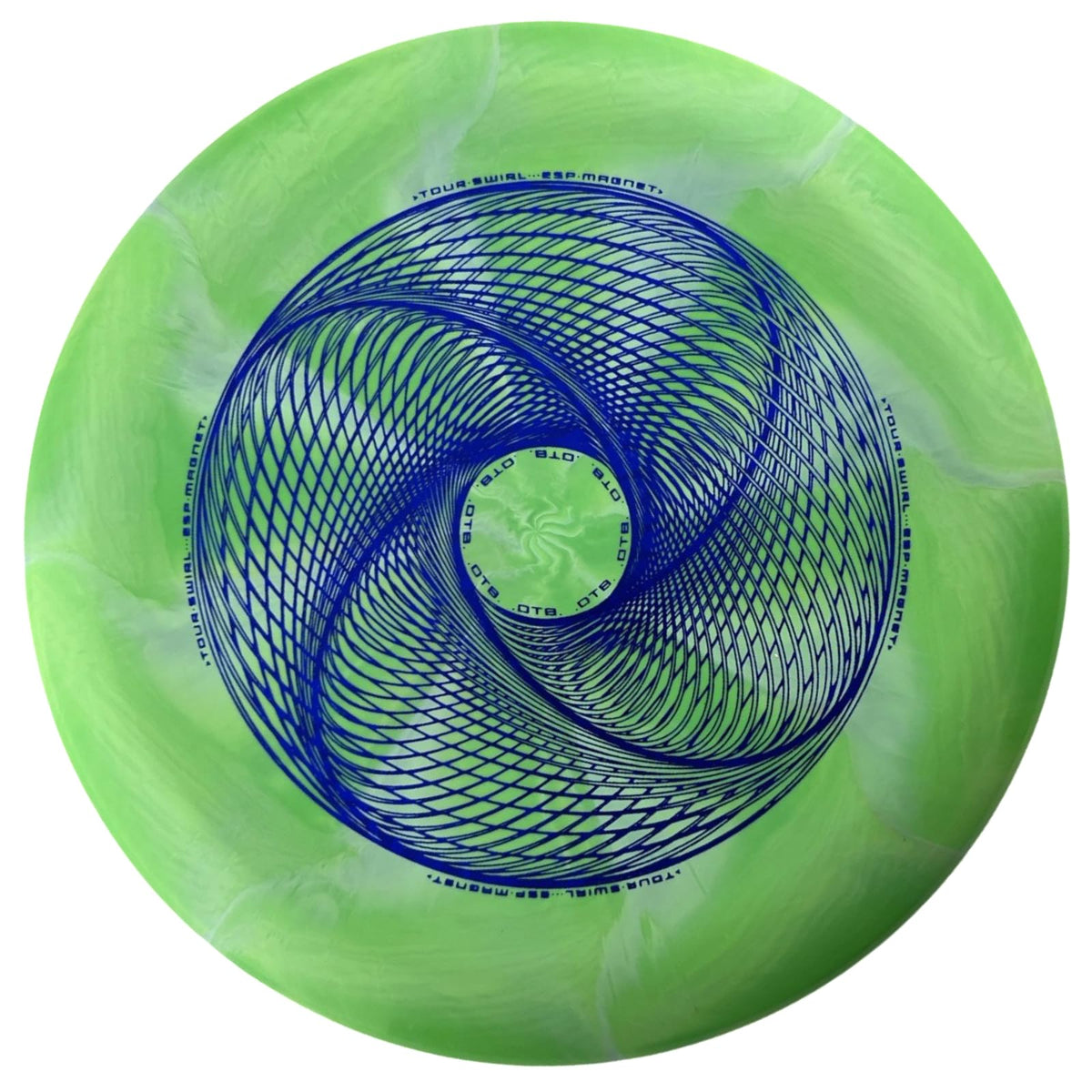 OTB Swirl ESP Magnet in-hand shot shows a comfortable, accurate feel.