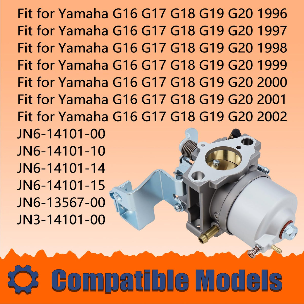 OUAKIKAN Yamaha carburetor kit, right-side view, enables quick installation and durable operation.