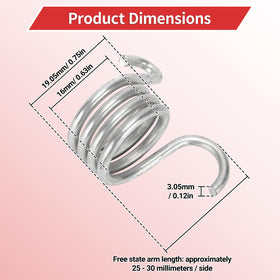 OUKENS four-pack heavy duty springs for EZGO brake pedal return in daily golf cart use