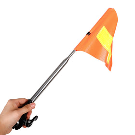 OUNONA adjustable-flag-pole-for-wheelchairs fits frames securely outdoors