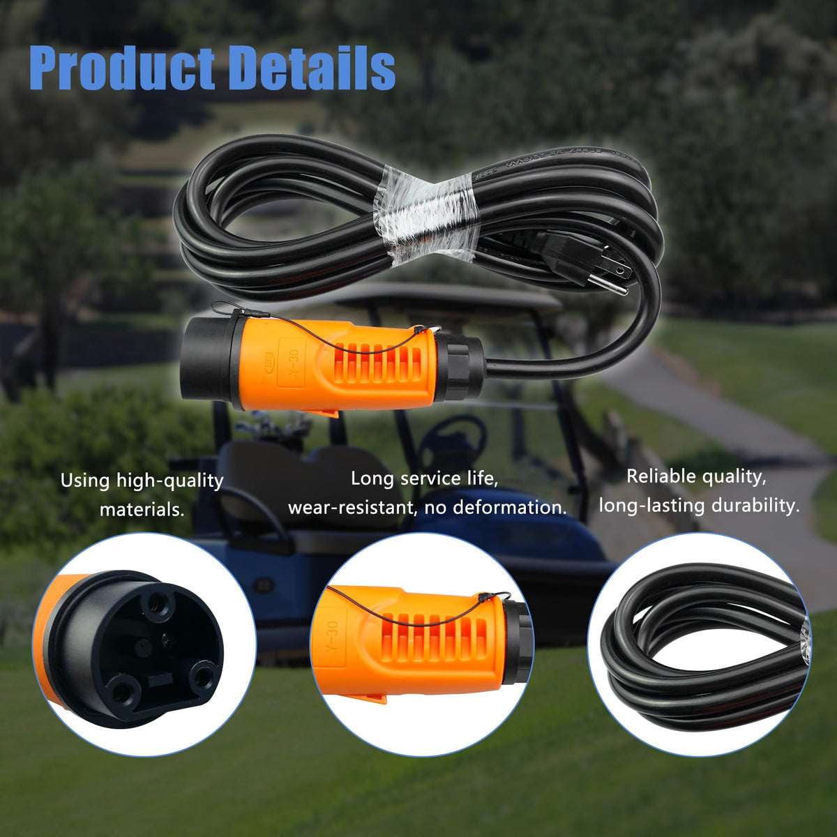 OurWILLSM EV charging cord supports 110V and 220V for versatile use