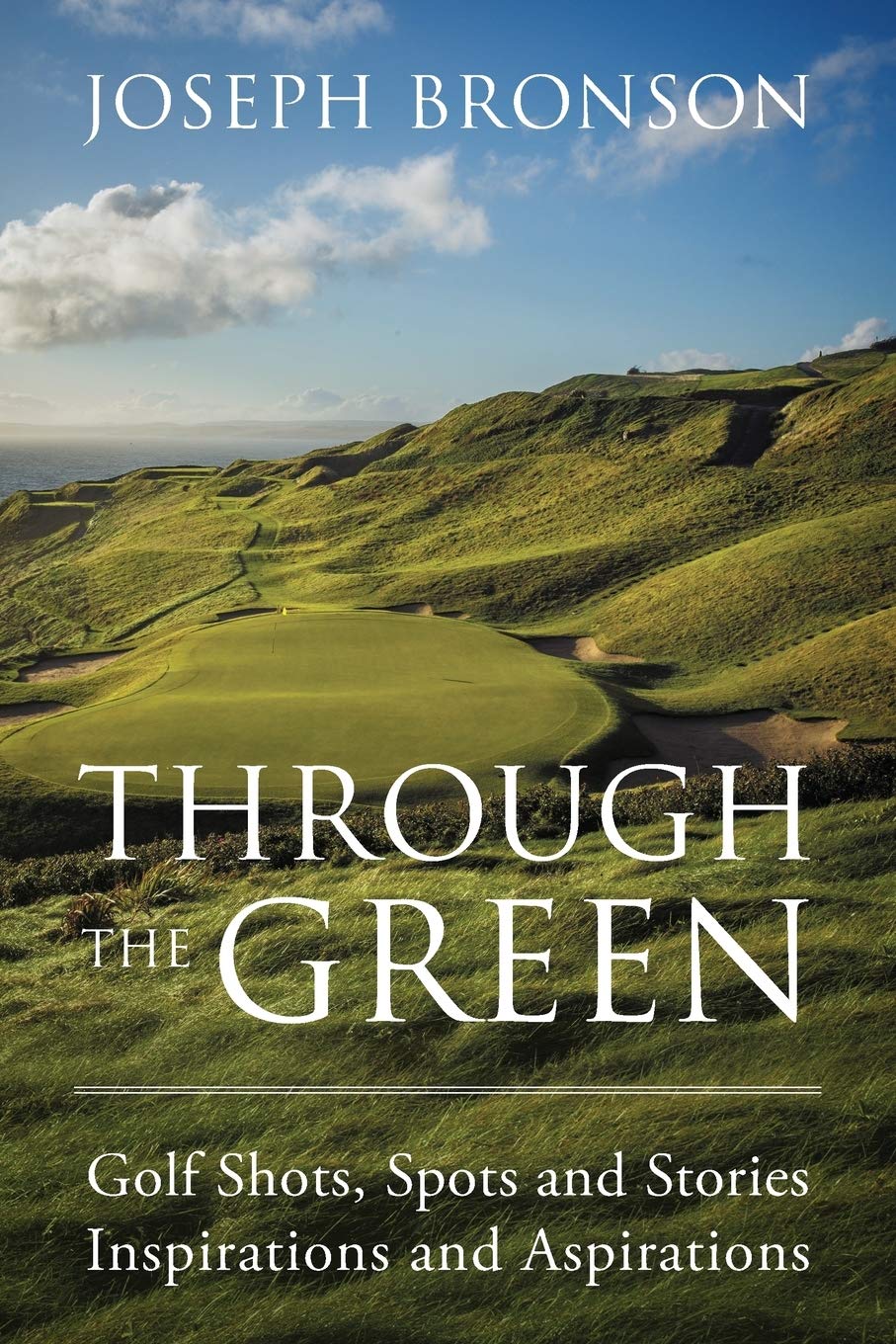 Outskirts Press Through the Green cover showcases golf journeys and inspirational storytelling for readers.