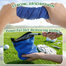 Outus inner towel liner absorbs water for fast drying.