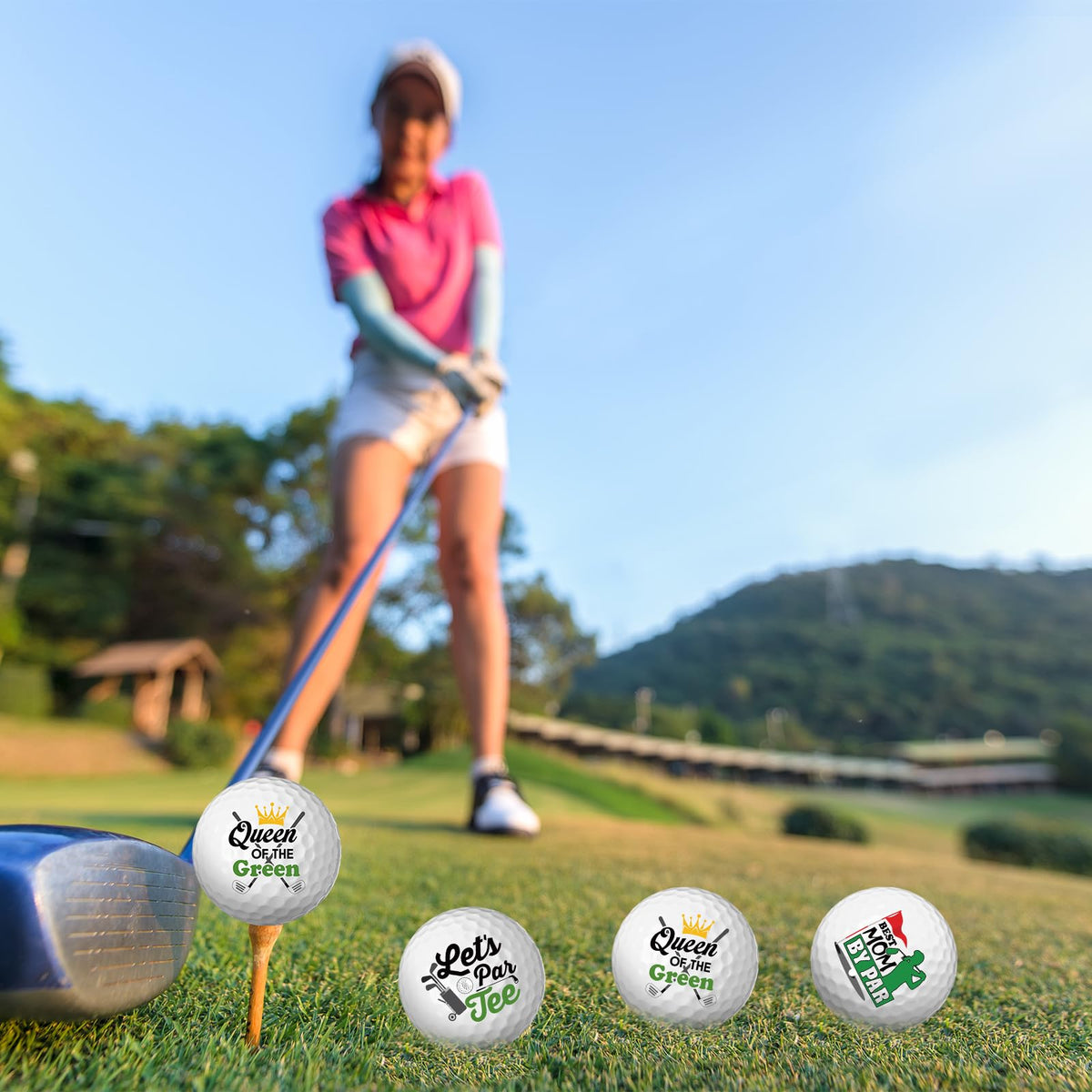 Outus Mother's Day gift box for golf balls, ready-to-gift packaging with 6-piece set.