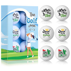 Outus Mother's Day golf ball with flowers design, ideal for gifting and on-course play.
