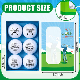 Outus officiant golf ball style A pair, perfect keepsake for wedding guests