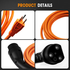Ovabeyna Evolution ICON EV charger cable ready for 120V use