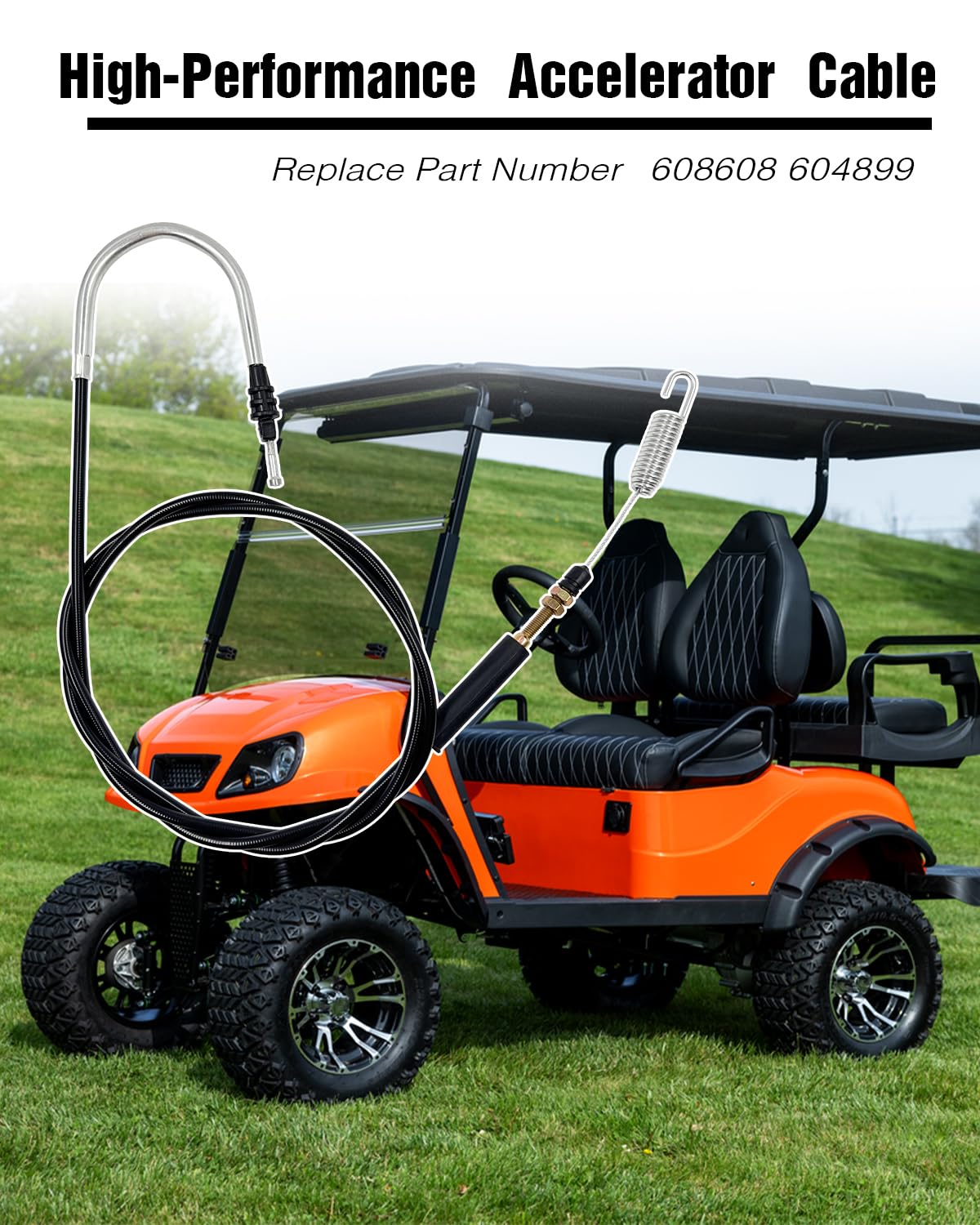 OWNDR accelerator cable fitment for EZ-GO TXT S4 ensures reliable operation.