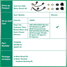 OXTOUF compatibility overview for Club Car and EZGO TXT models