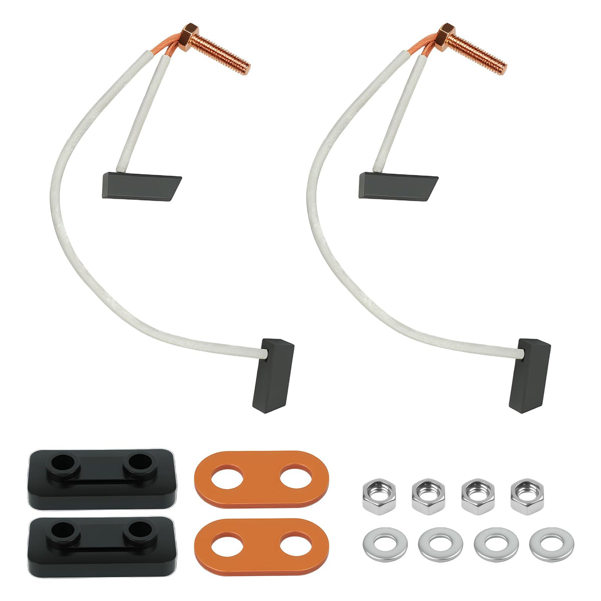 OXTOUF motor brush kit for Club Car packaging shows complete replacement set.