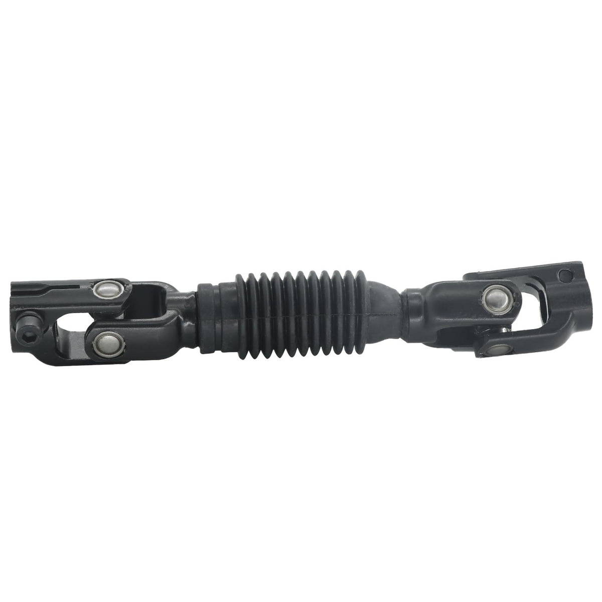 OXTOUF steel shaft-to-steering-box link delivers durable performance during turns.