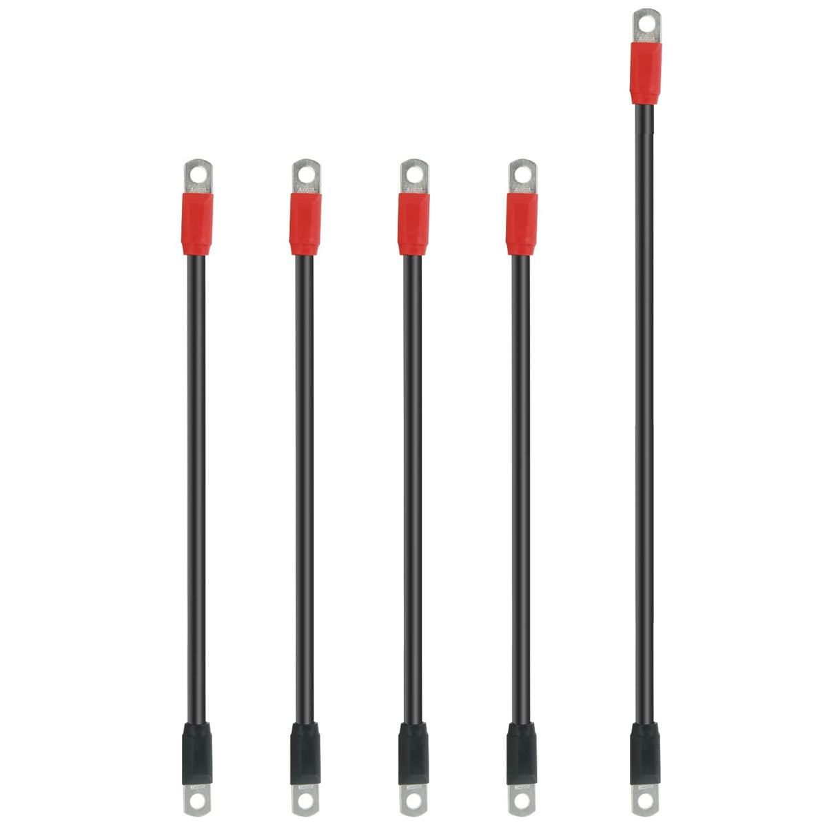 OXTOUF TXT cast plastic-wrapped ends protect connections and clarify polarity.