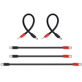 OXTOUF TXT golf cart cable set 10-inch black for EZGo, easy fit and reliable power.