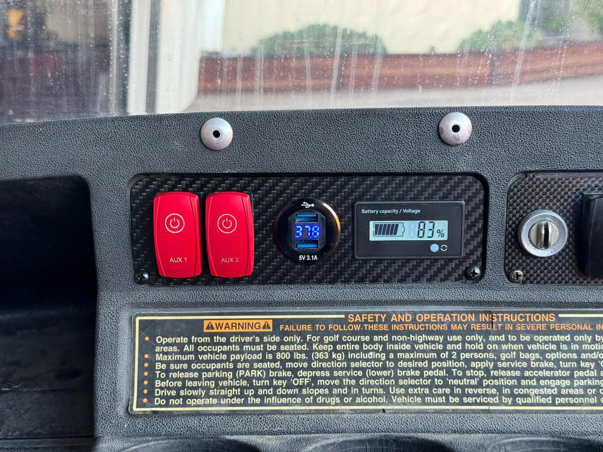 OZ-USA 36V-48V cart electrical panel upgrade for EZGO