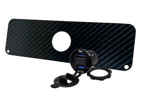 OZ-USA carbon fiber finish adds modern durability to your EZGO TXT dash.