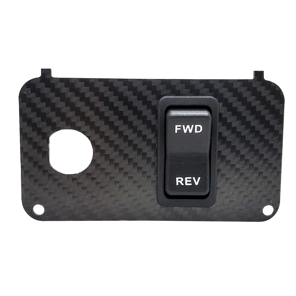 OZ-USA carbon fiber key switch plate with forward/reverse switch compatibility for smooth operation