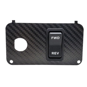 OZ-USA carbon fiber key switch plate with forward/reverse switch compatibility for smooth operation