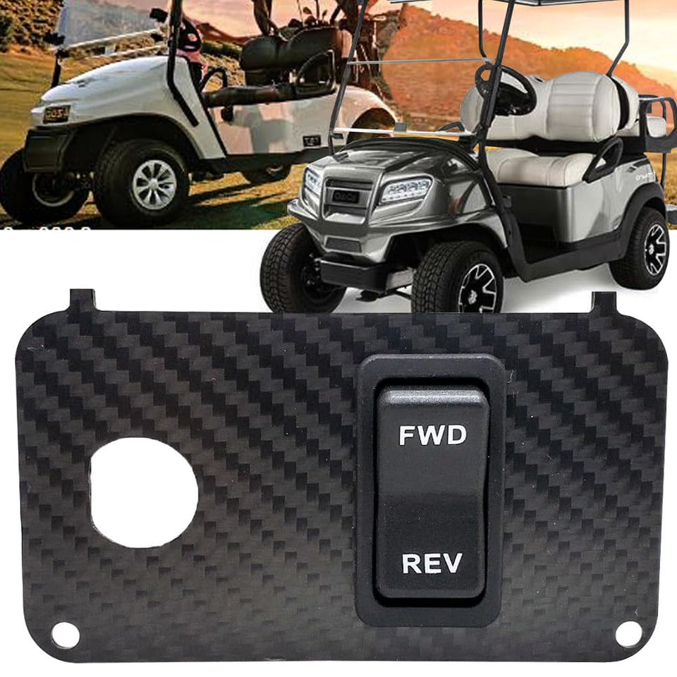 OZ-USA carbon fiber key switch plate front view, a slim, durable upgrade