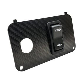 OZ-USA carbon fiber key switch plate side view highlights lightweight construction