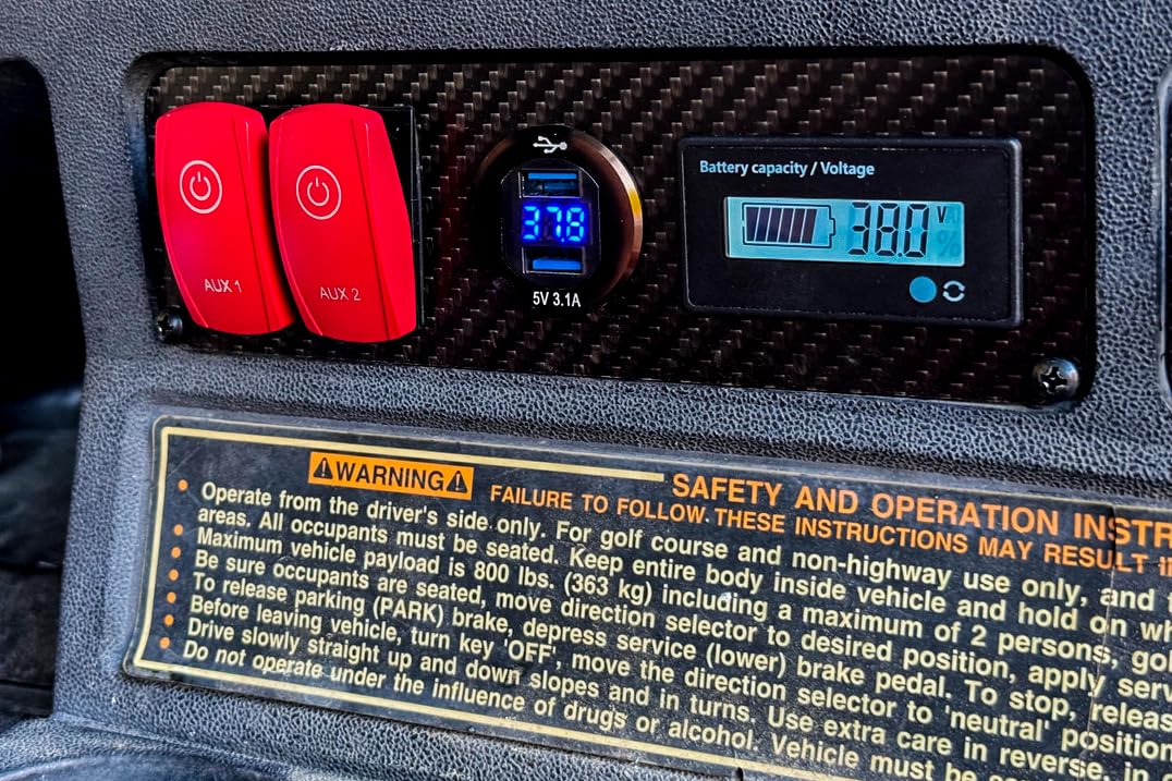 OZ-USA EZGO Medalist and TXT compatibility dash upgrade