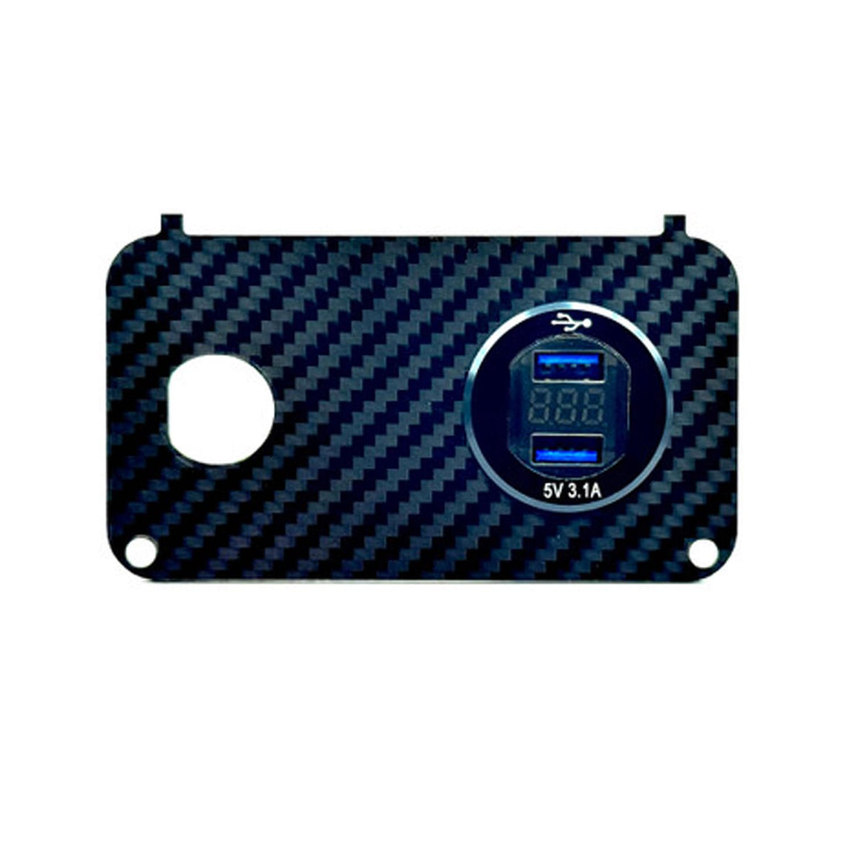 OZ-USA carbon fiber state-of-charge plate for 36V carts, premium durability.