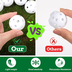 Pafeooui durable lightweight plastic stands up to frequent practice.