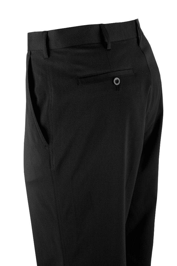 Palm Springs Golf DryFit fabric on leg highlighting modern flat-front design.