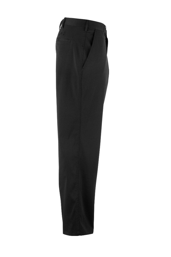 Palm Springs Golf pant front view showing sleek flat-front silhouette.