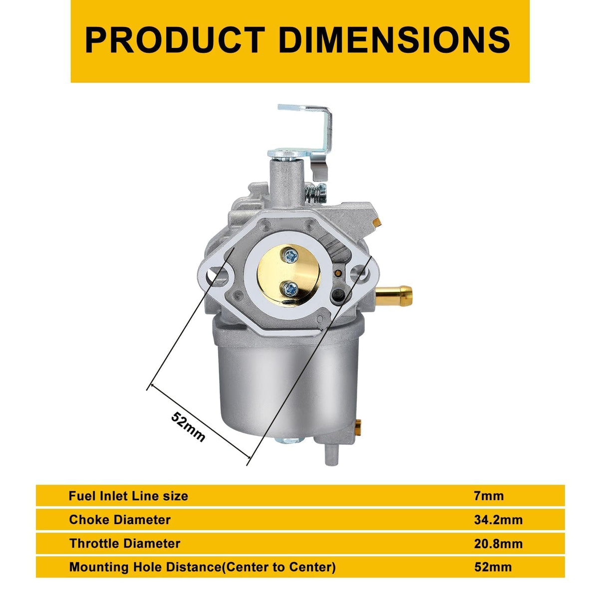Panari FE290 carburetor with spark plug; promotes consistent starts and smooth operation.