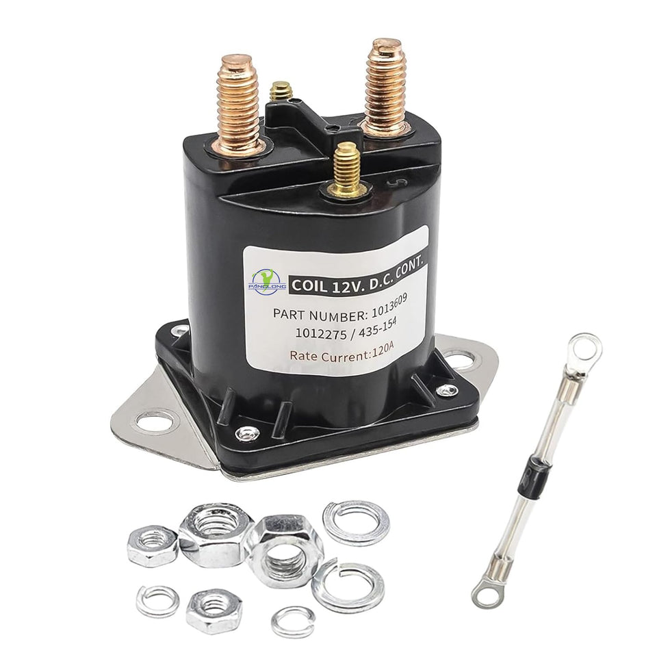 Panglong 12V solenoid relay with diode for Club Car Tempo, smooth power switch.