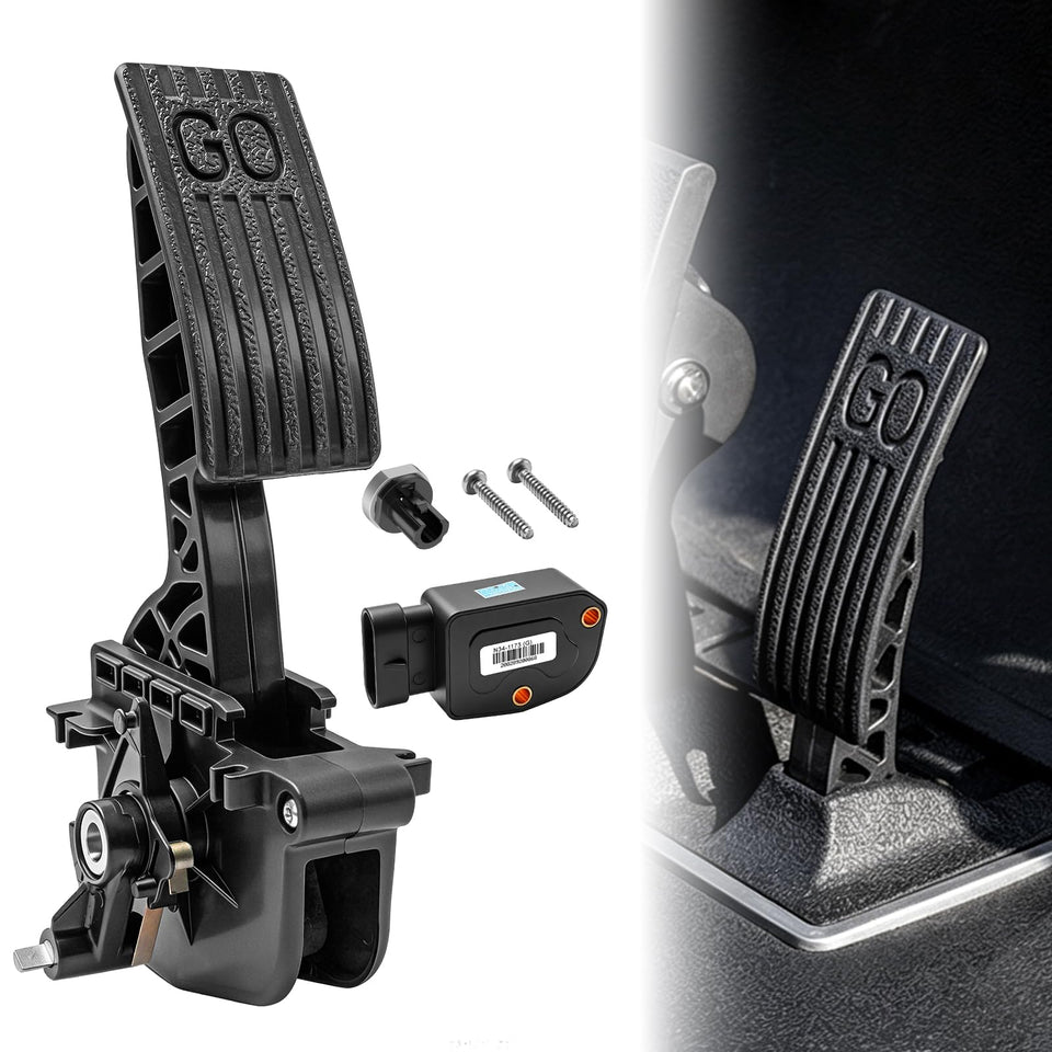 Panglong 2nd Gen pedal assembly front view for Club Car shows solid build.