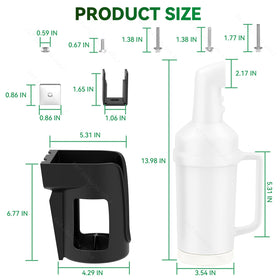 Panglong 35oz capacity minimizes refills across a full round of golf.