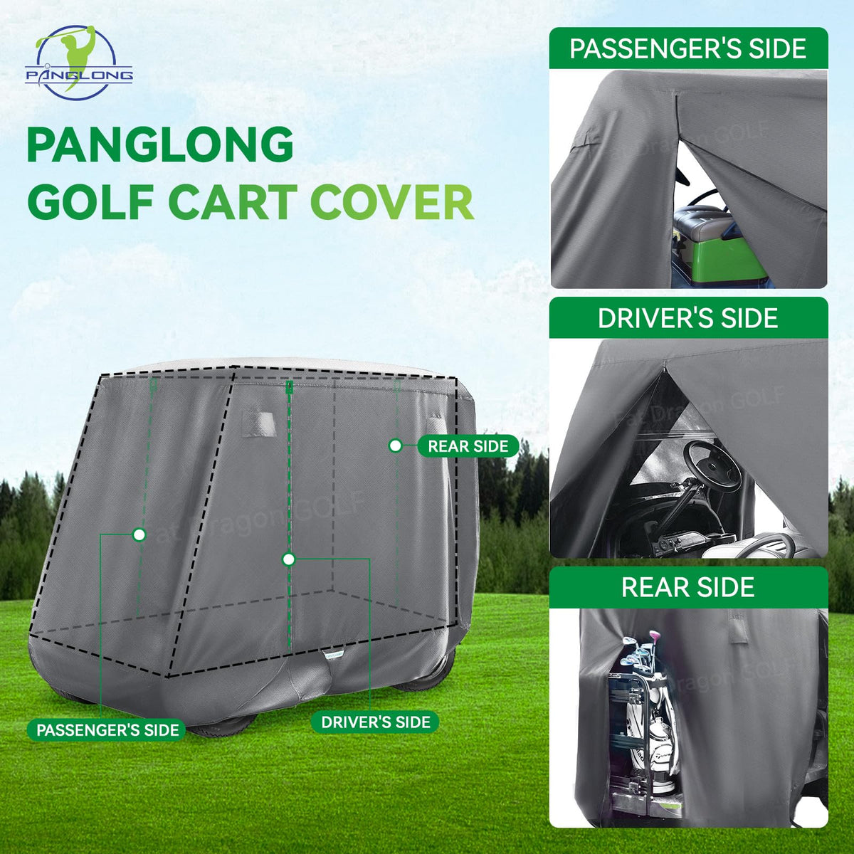 Panglong 620D zippered doors closeup emphasizing easy access.