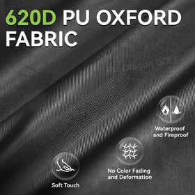 Panglong 620D golf cart cover side doors for easy gear access