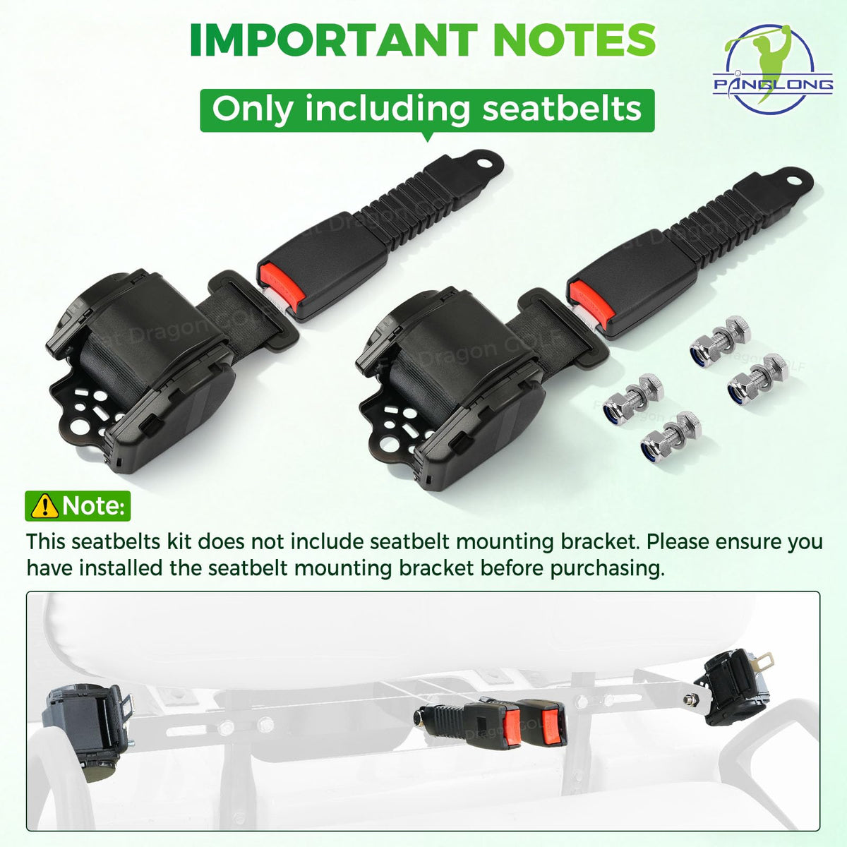 Panglong smooth-retraction belts reduce snag and easy adjustment