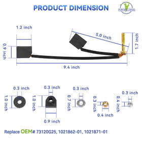Panglong ADC terminal-bushing-kit highlights included motor hardware.