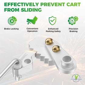 Panglong aluminum park brake latch for Club Car DS, reliable replacement.