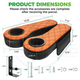Panglong armrest includes cushion pad for flexible installation options.