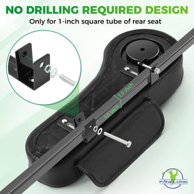 Panglong armrest welded bracket and sturdy nuts for reliable mounting.