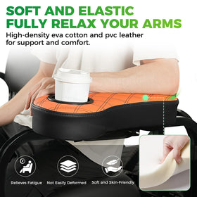 Panglong armrest fits 1-inch square-tube rear-seat arms for secure installation.