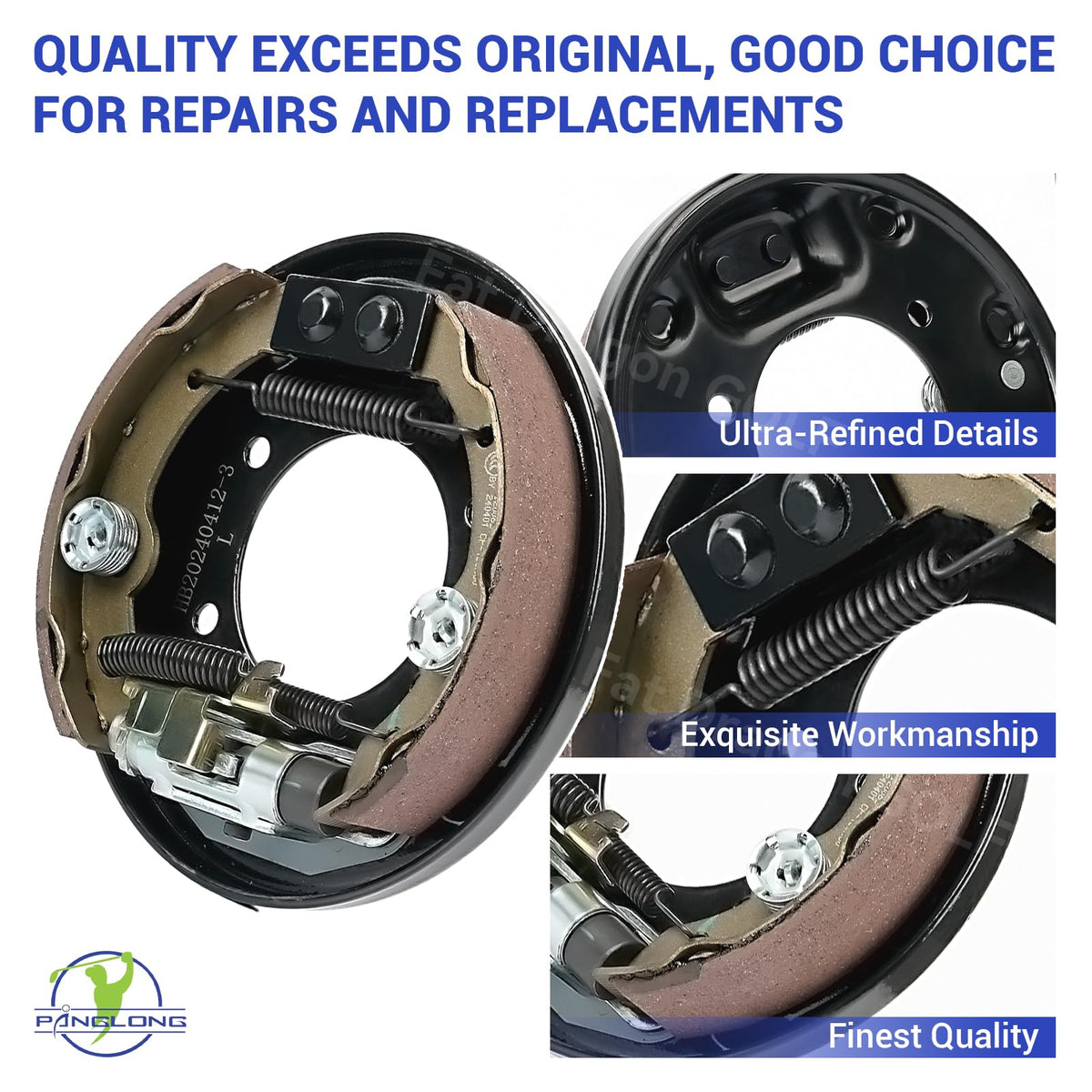 Panglong brake assembly rear-left view highlights complete rear brake kit.