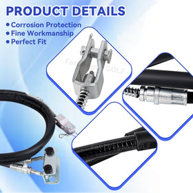 Panglong brake cable set packaging includes passenger and driver cables for EZGO TXT