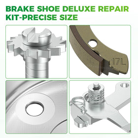 Panglong brake shoes set delivering wear resistance and reliable stopping power.