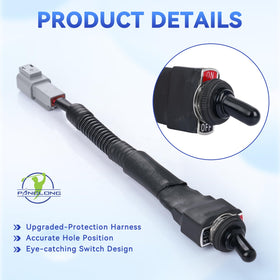 Panglong Club Car DS 48V tow run switch harness ready for install.