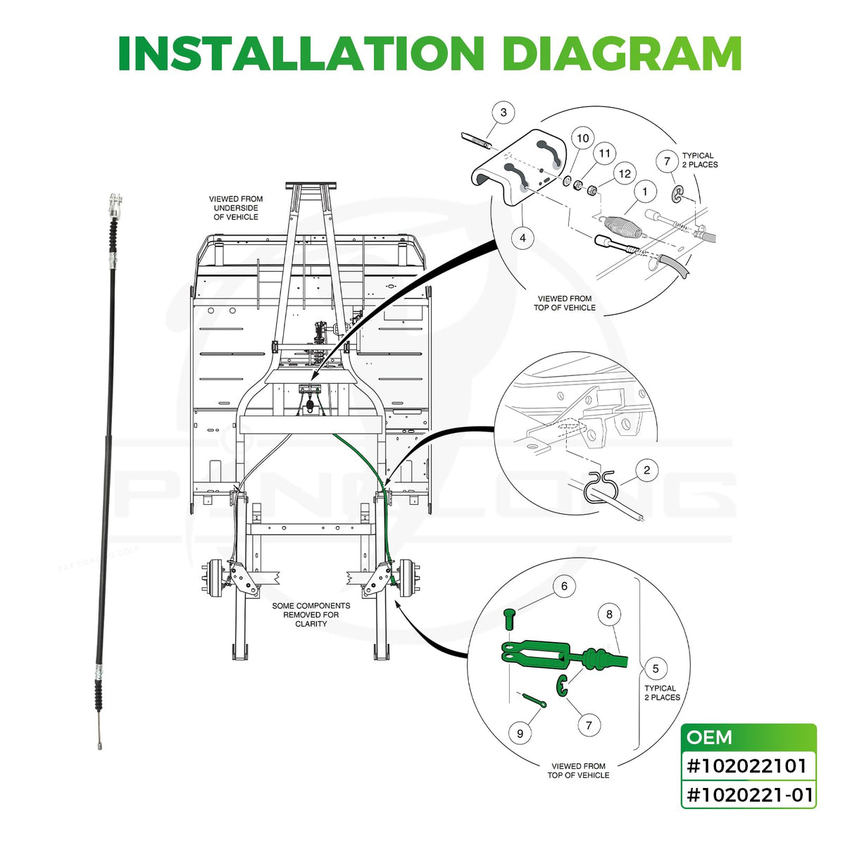 Panglong brake cable set supports silky braking and consistent performance