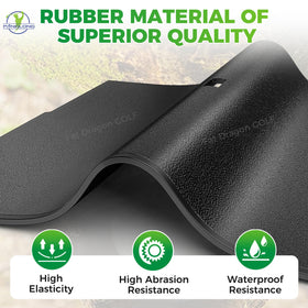 Panglong Club Car DS floor mat rubber material provides strong anti-slip grip